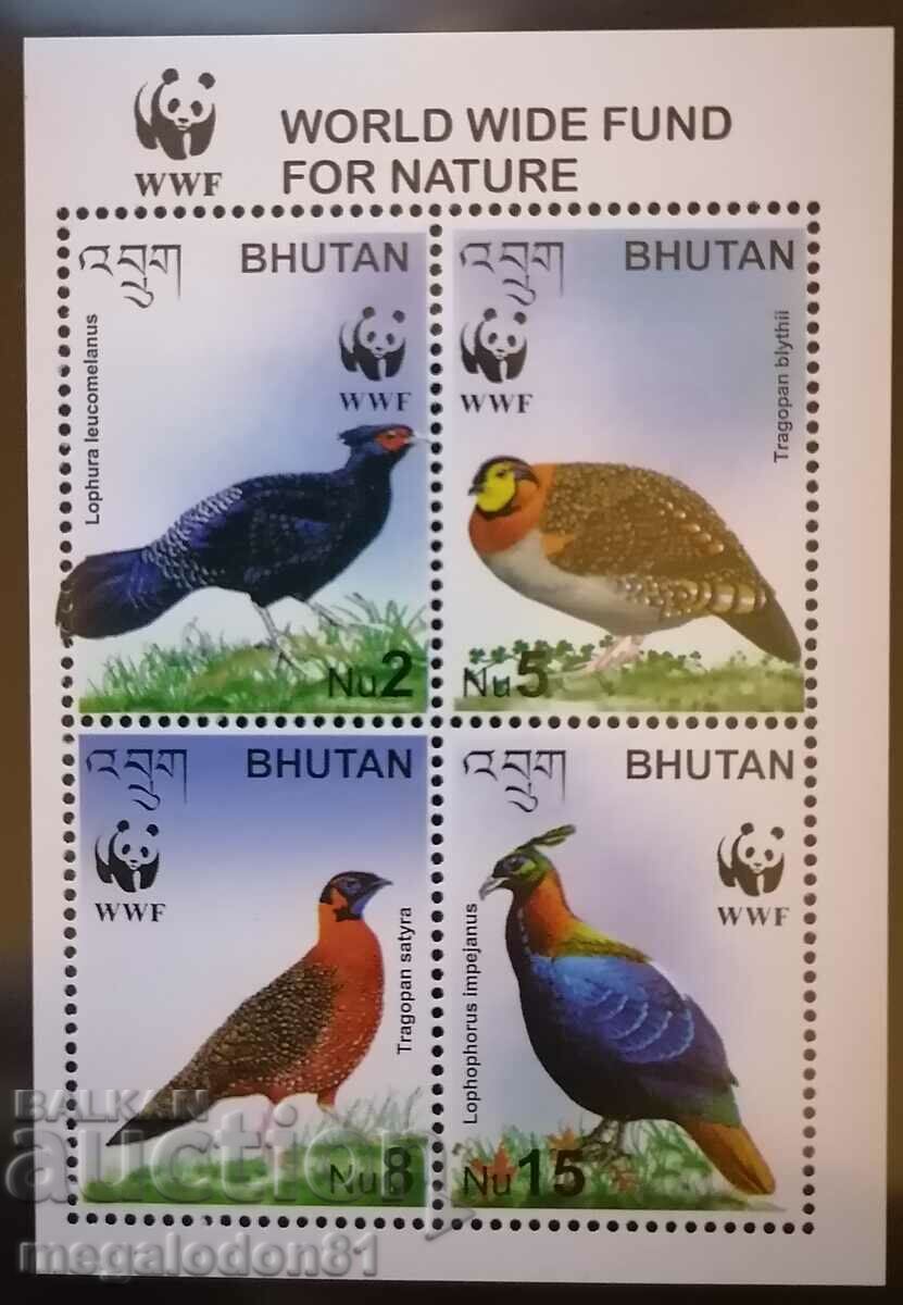 Bhutan - fauna WWF, fazani