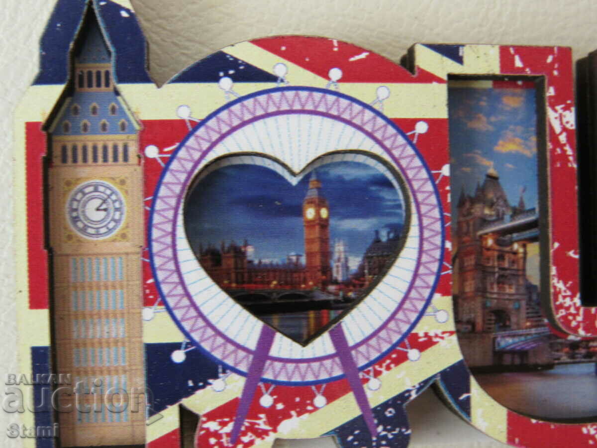Delivery of Authentic 3D magnet from London, UK - I Love UK Delivery of Authentic 3D magnet from London, UK - I Love UK