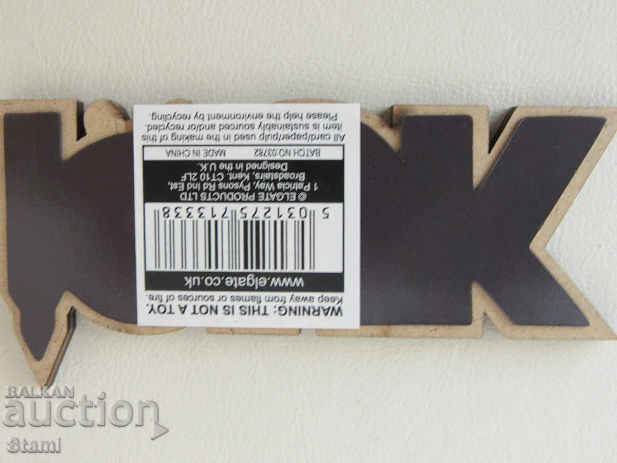 Authentic 3D magnet from London, UK - I Love UK - 6 Authentic 3D magnet from London, UK - I Love UK - 6