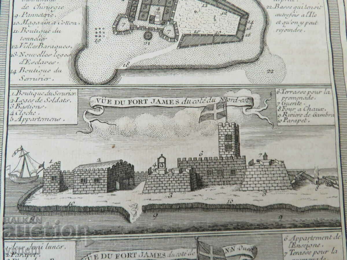Delivery of 1747 - PLAN OF FORT ST JAMES = ORIGINAL + Delivery of 1747 - PLAN OF FORT ST JAMES = ORIGINAL +