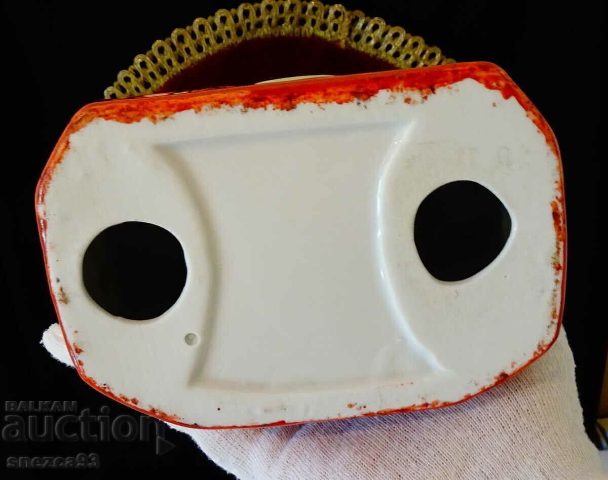 Porcelain figure of a Chinese sage, gold, feng shui - 6 Porcelain figure of a Chinese sage, gold, feng shui - 6