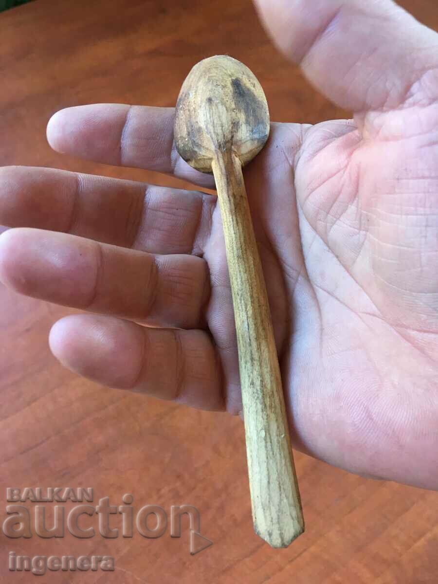 ANTIQUE SMALL WOODEN SPOON with price 7.00 BGN | € 3.58 ANTIQUE SMALL WOODEN SPOON with price 7.00 BGN | € 3.58