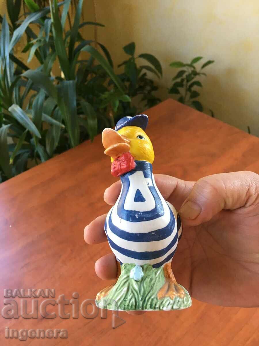 PORCELAIN FIGURE STATUETTE DUCK DUCK - 5 PORCELAIN FIGURE STATUETTE DUCK DUCK - 5