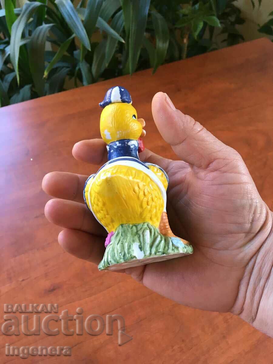 PORCELAIN FIGURE STATUETTE DUCK DUCK - 6 PORCELAIN FIGURE STATUETTE DUCK DUCK - 6