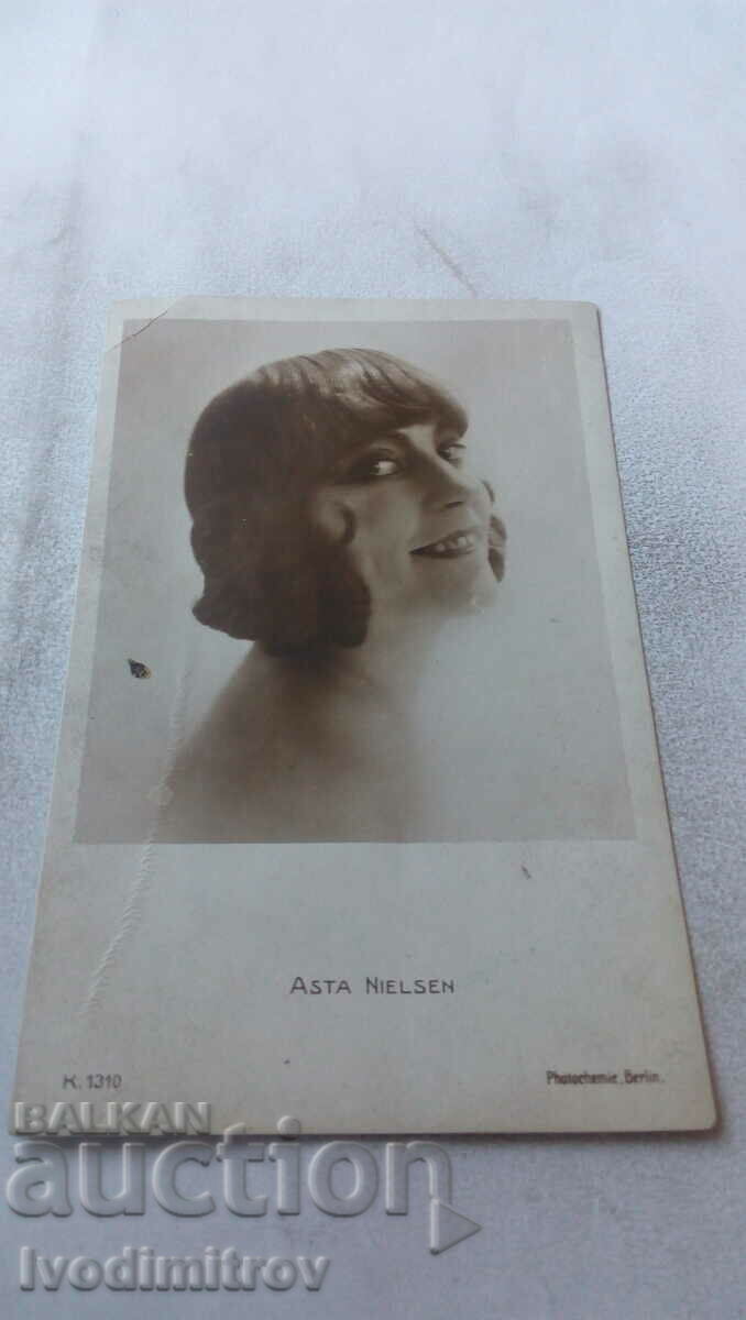 Пощенска картичка Asta Nielsen