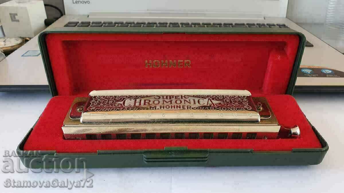 Antique German Hohner 270 harmonica
