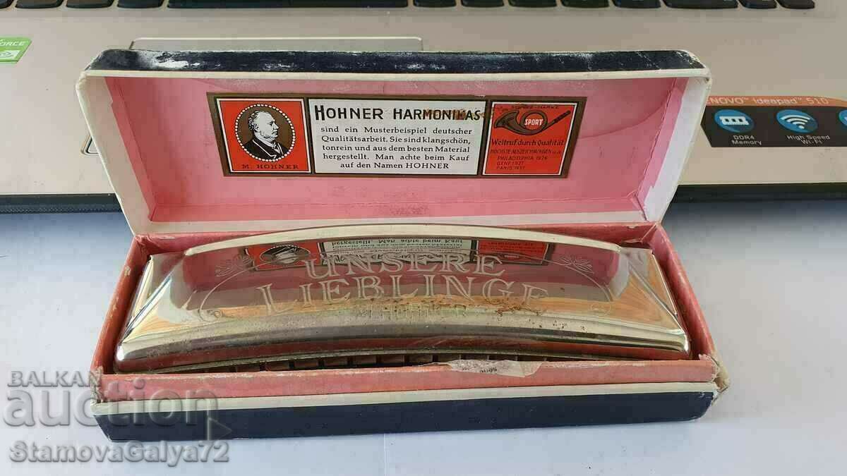 Antique German Hohner Unsere Lieblinge Harmonica