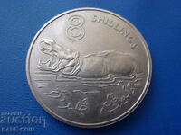 RS(47) Gambia - 8 shillings 1970-extremely rare.BZC