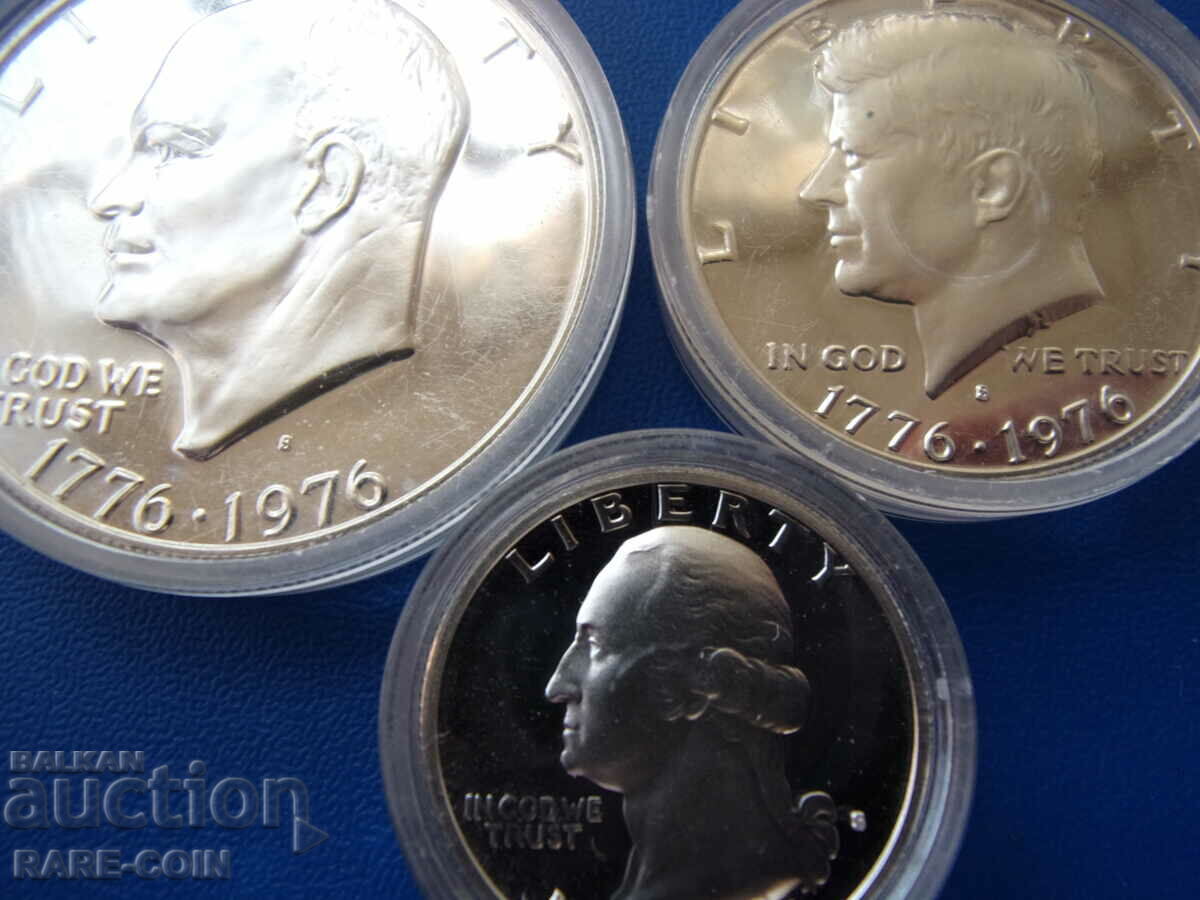 RS(47) USA- Σετ Ασημί PROOF 1976 S -σετ πολύ σπάνιο.BZC - 6