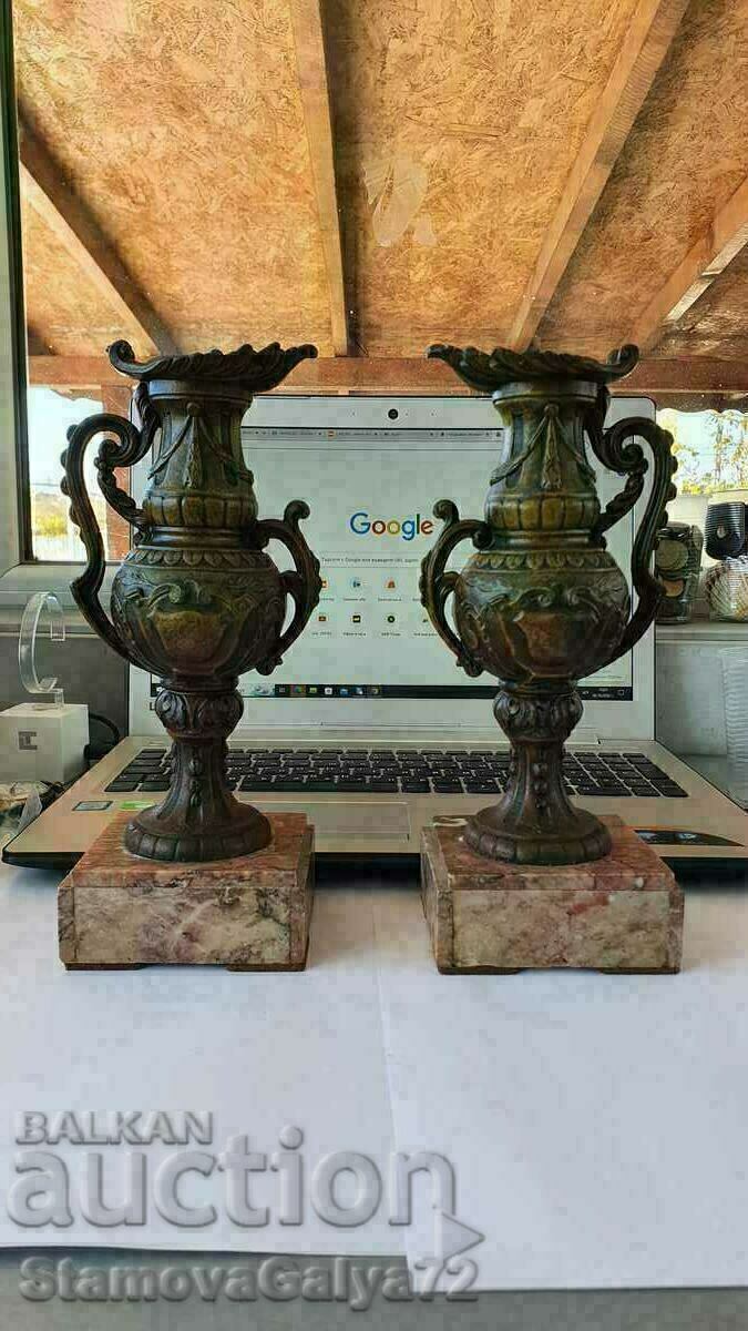 Антикварни френски вази купи