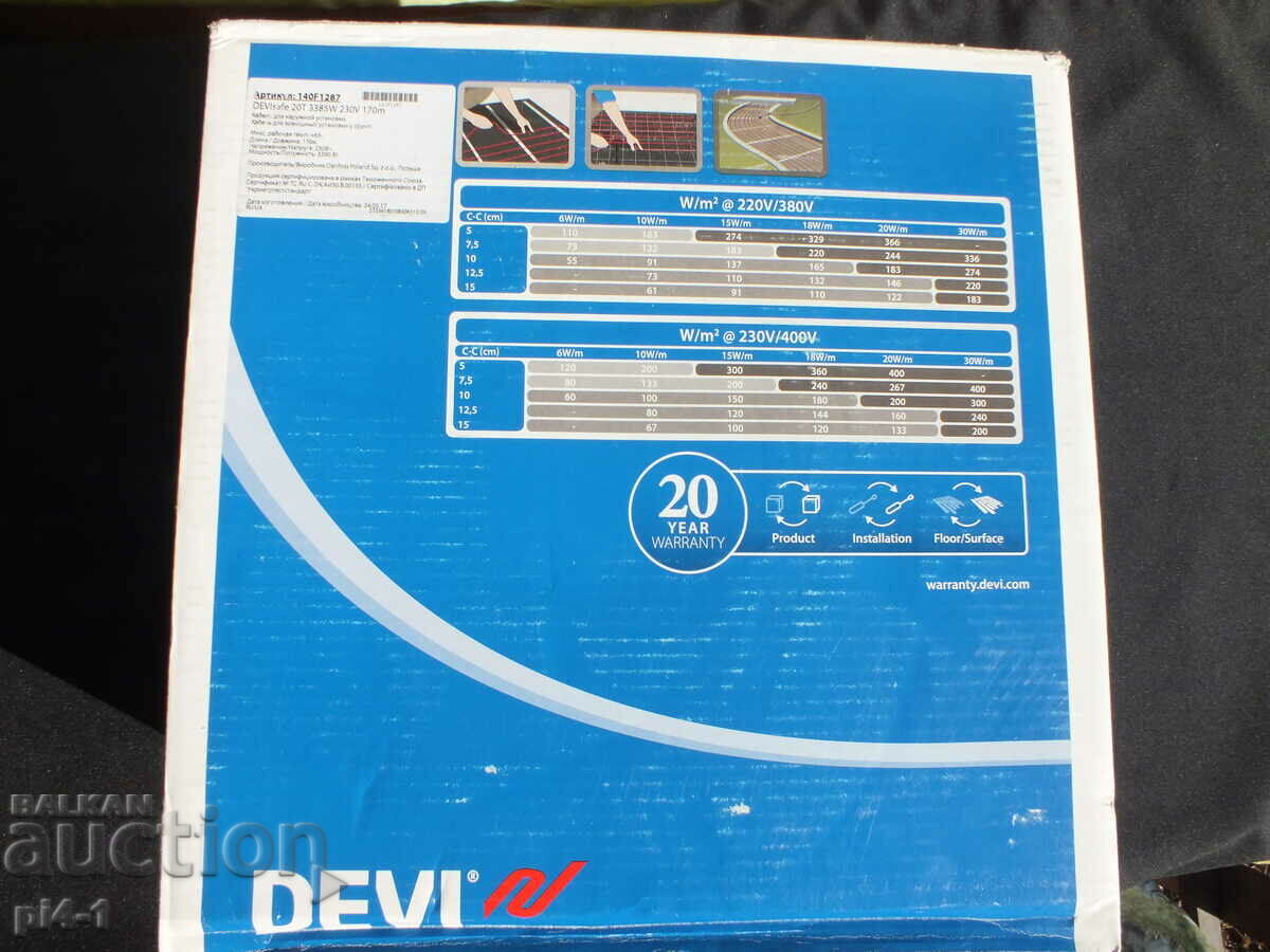 Heating cables - Devi - 5 Heating cables - Devi - 5