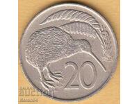 20 cents 1977, New Zealand