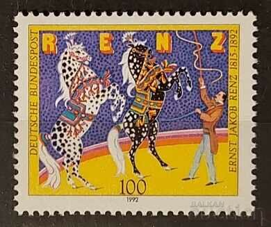 Germany 1992 Personalities/Art/Circus/Horses MNH