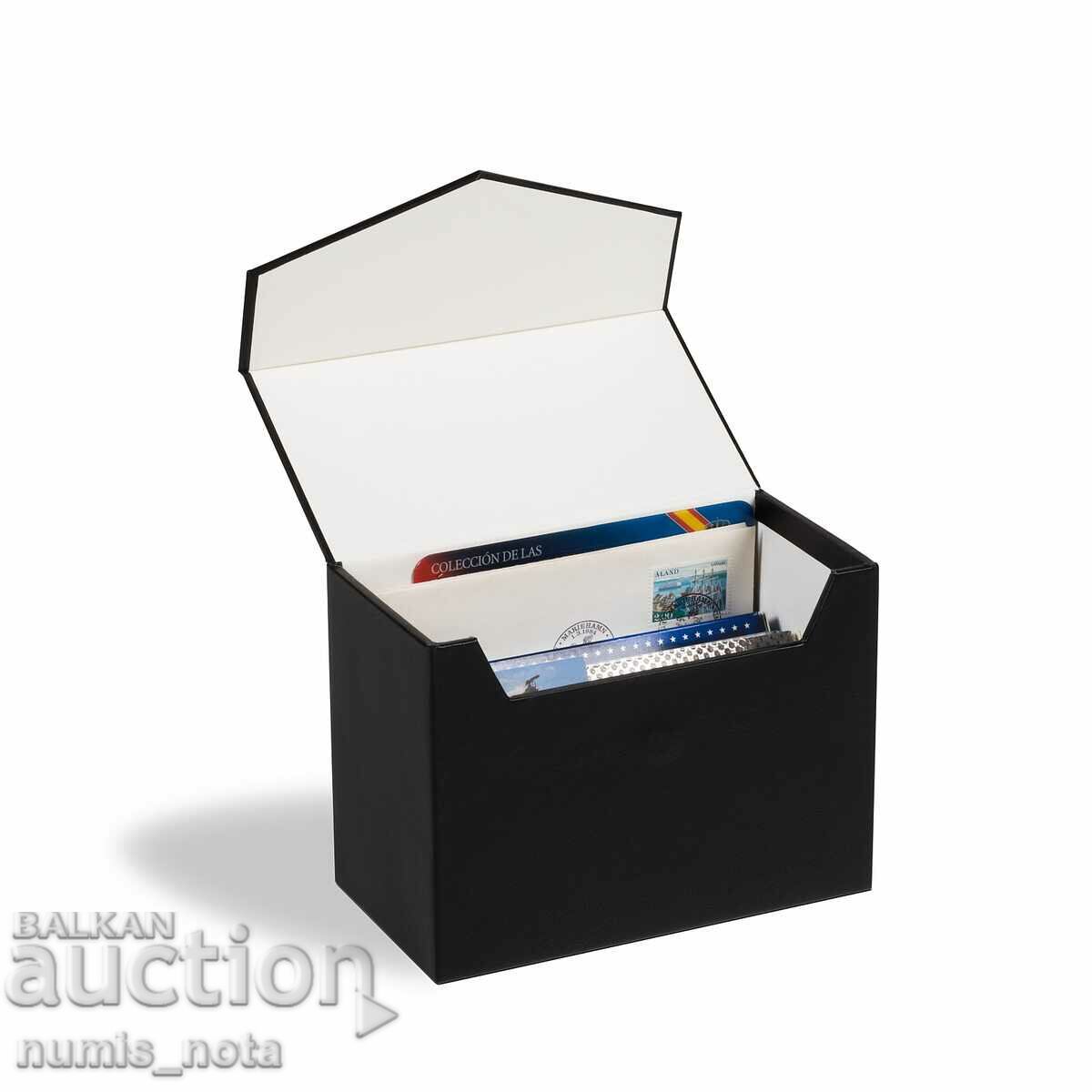 Auction storage box LOGIK MINI LEUCHTTURM C6 - black Auction storage box LOGIK MINI LEUCHTTURM C6 - black