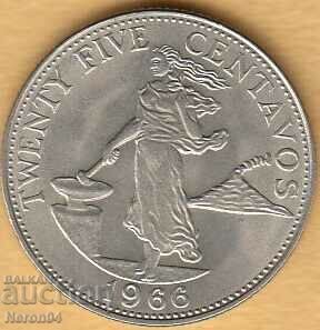 25 центимо 1966, Филипини