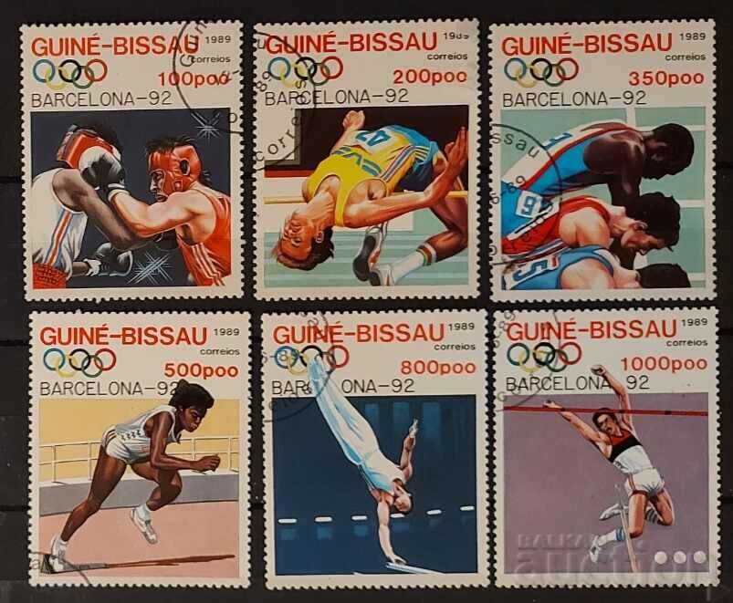 Guinea-Bissau 1989 Sports/Olympic Games Stamped series