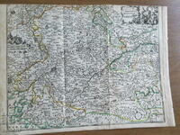 1725 - Карта на 'част от Франция и Белгия = оригинал +