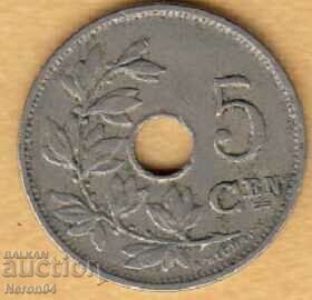 5 centimes 1921, Belgium