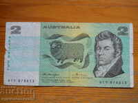 2 Dollars 1974 / 1985 - Australia ( VG )