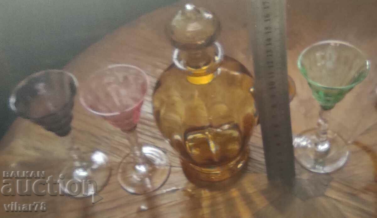 Delivery of Set for brandy-grafa-three glasses Delivery of Set for brandy-grafa-three glasses