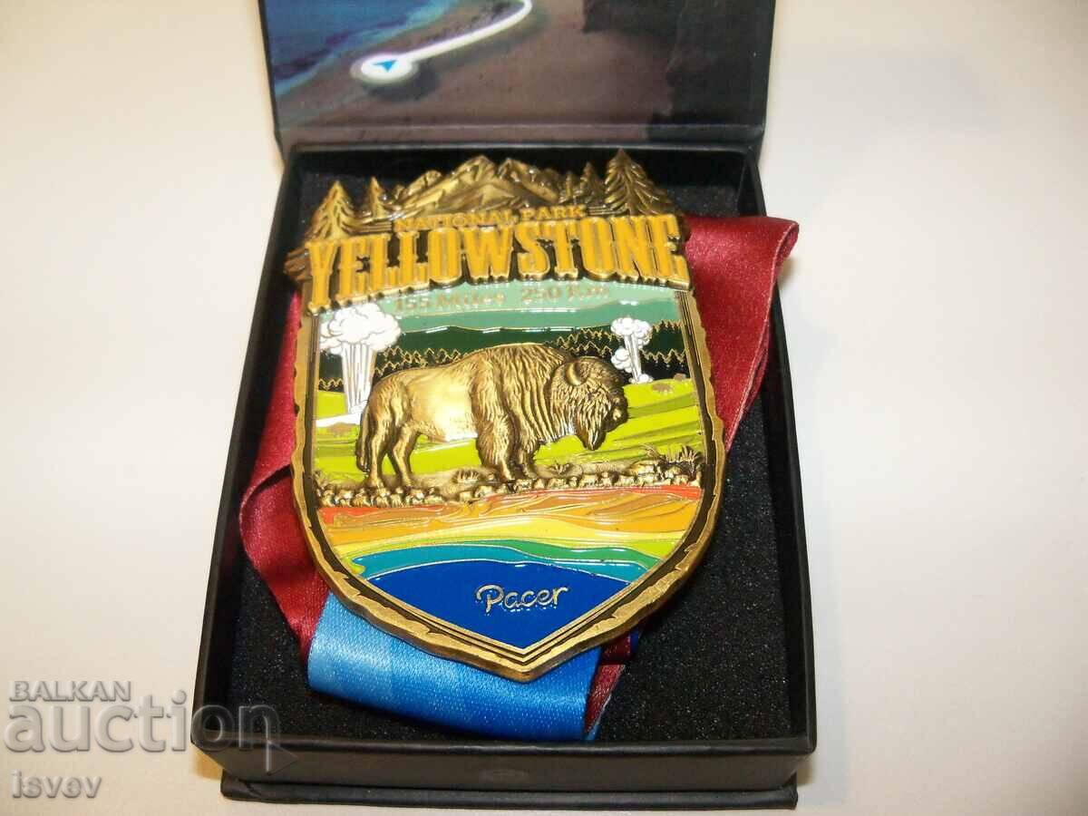 Yellowstone collectible Pacer medal in original box with price 40.00 BGN | € 20.45 Yellowstone collectible Pacer medal in original box with price 40.00 BGN | € 20.45