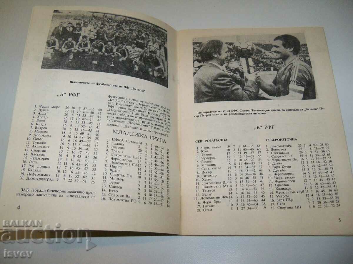 Football program BFS. Football Autumn 88 excellent with price 10.00 BGN | € 5.11 Football program BFS. Football Autumn 88 excellent with price 10.00 BGN | € 5.11
