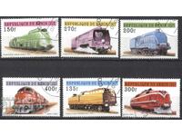 Σφραγισμένες μάρκες Trains Locomotives 1997 από το Μπενίν
