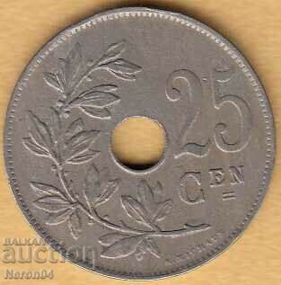 25 centimes 1921 (legendă olandeză), Belgia