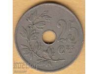 25 centimes 1922 (legendă franceză), Belgia
