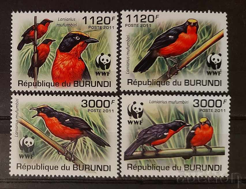Μπουρούντι 2011 WWF Fauna / Birds MNH