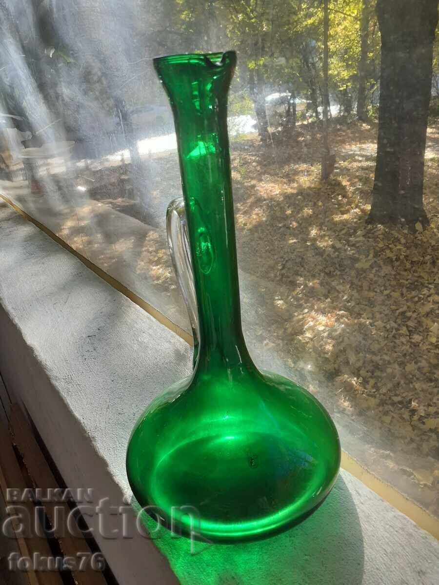 Uimitor decantor de carafe cu ulcior verde mare - 5