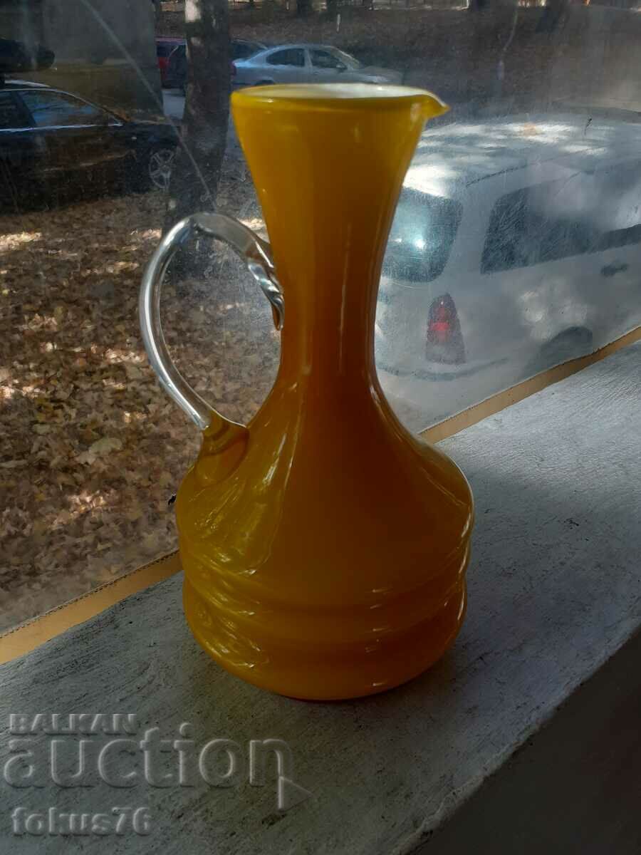 Amazing Yellow Jug Carafe Decanter with price 180.00 BGN | € 92.03 Amazing Yellow Jug Carafe Decanter with price 180.00 BGN | € 92.03