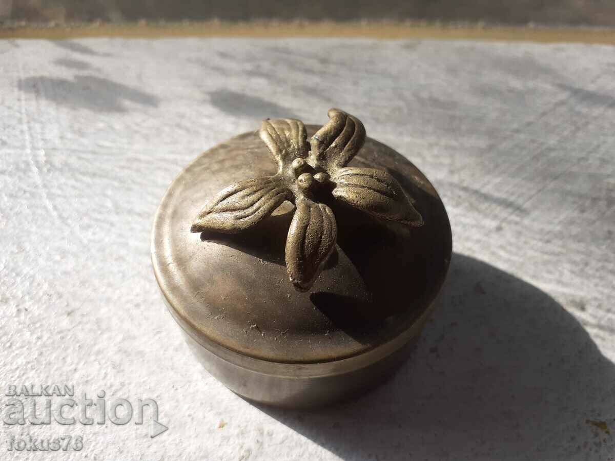 A small bronze box