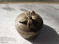 A small bronze box