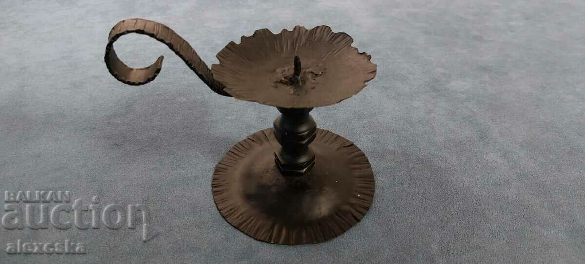 Wrought iron candlestick with price 14.00 BGN | € 7.16 Wrought iron candlestick with price 14.00 BGN | € 7.16