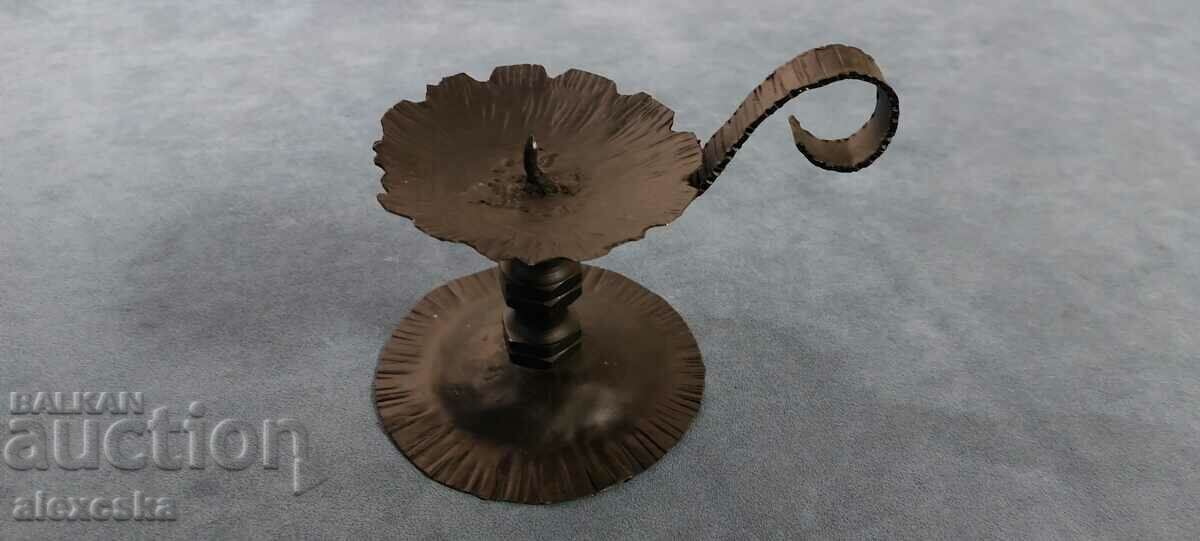 Wrought iron candlestick - 7 Wrought iron candlestick - 7