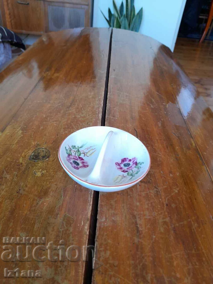 Old porcelain salt shaker