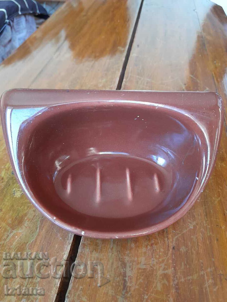 Old earthenware soap dish - 5 Old earthenware soap dish - 5