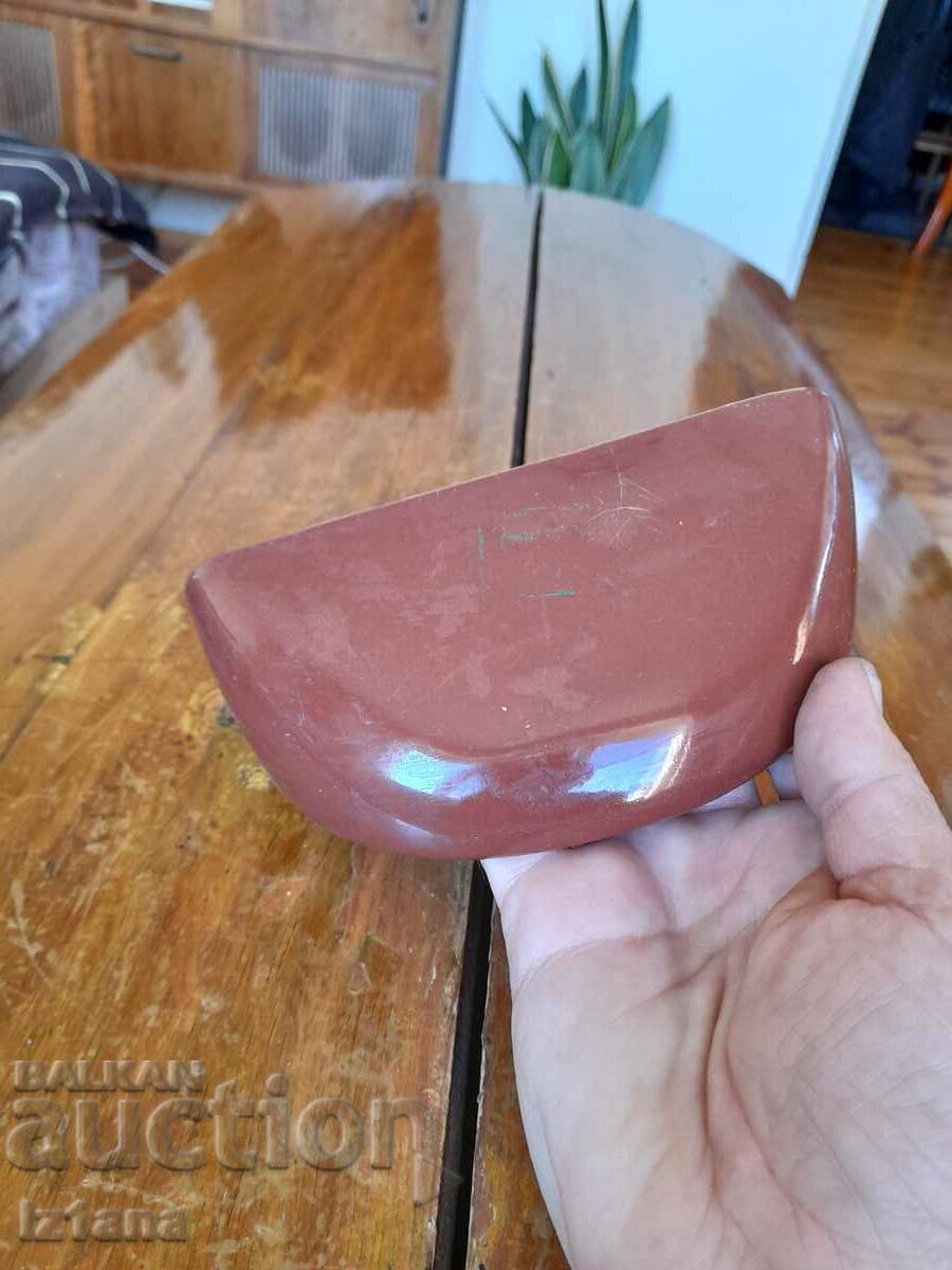 Old earthenware soap dish - 6 Old earthenware soap dish - 6