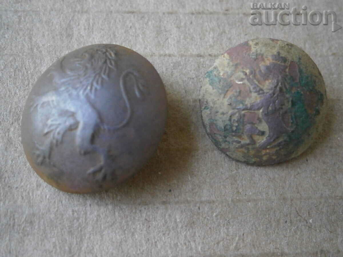 Delivery of lot buttons button officer's kingdom BULGARIA LION lion cub