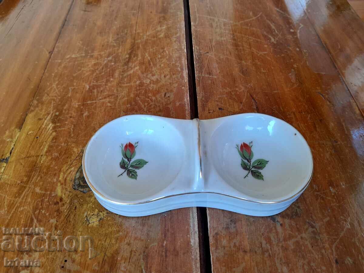 Old porcelain salt shaker with price 16.00 BGN | € 8.18