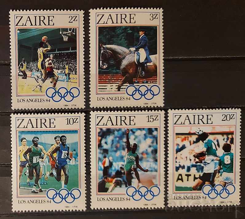 Zaire/Congo, DR 1984 Sports/Olympic Games/Horses MNH Zaire/Congo, DR 1984 Sports/Olympic Games/Horses MNH