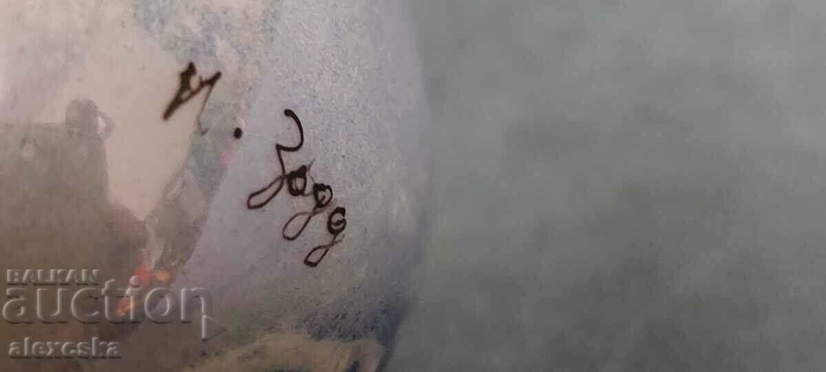 Old Art candlestick-Germany - 6