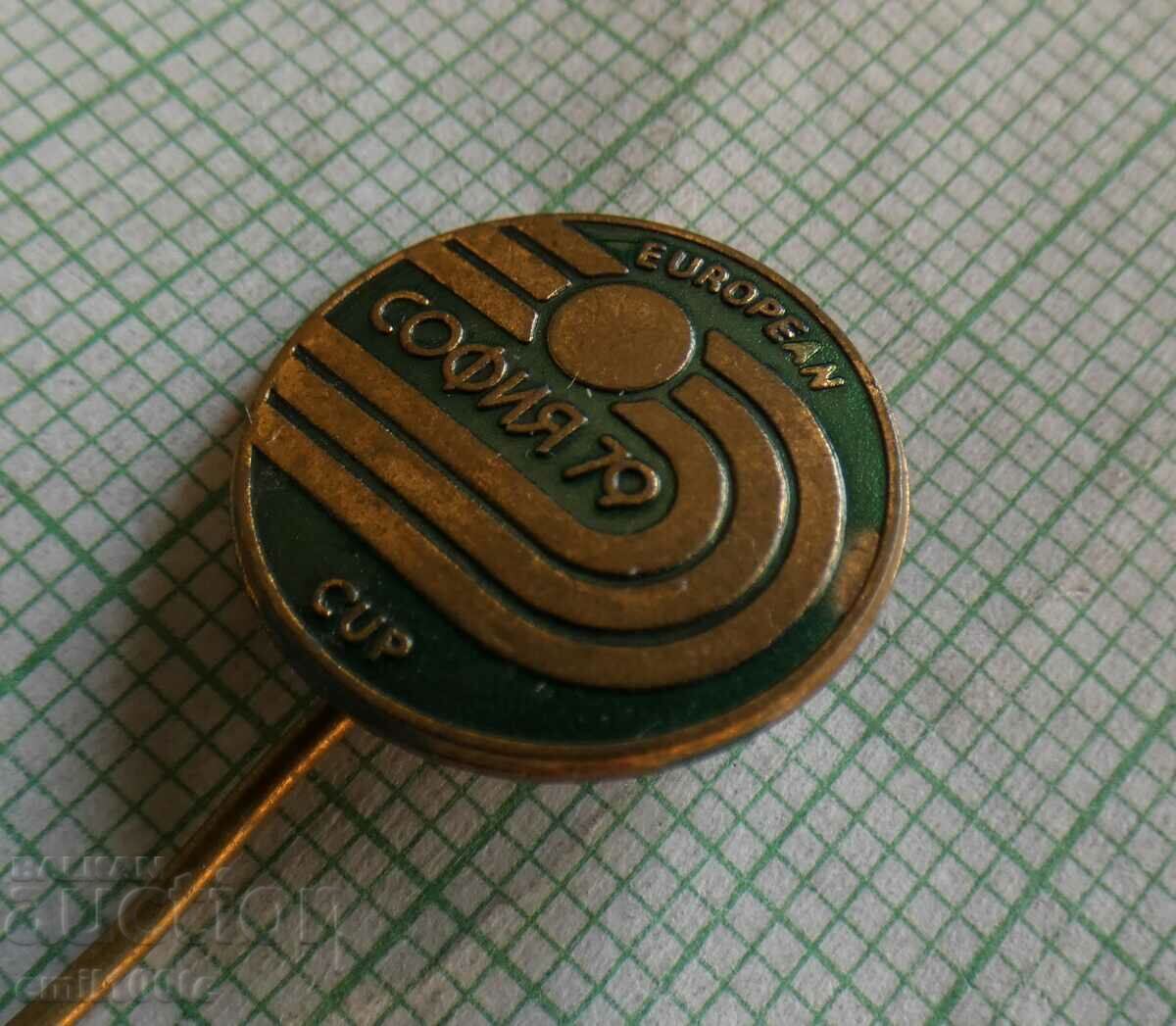 Auction Badge - European Cup Sofia 1979 Auction Badge - European Cup Sofia 1979
