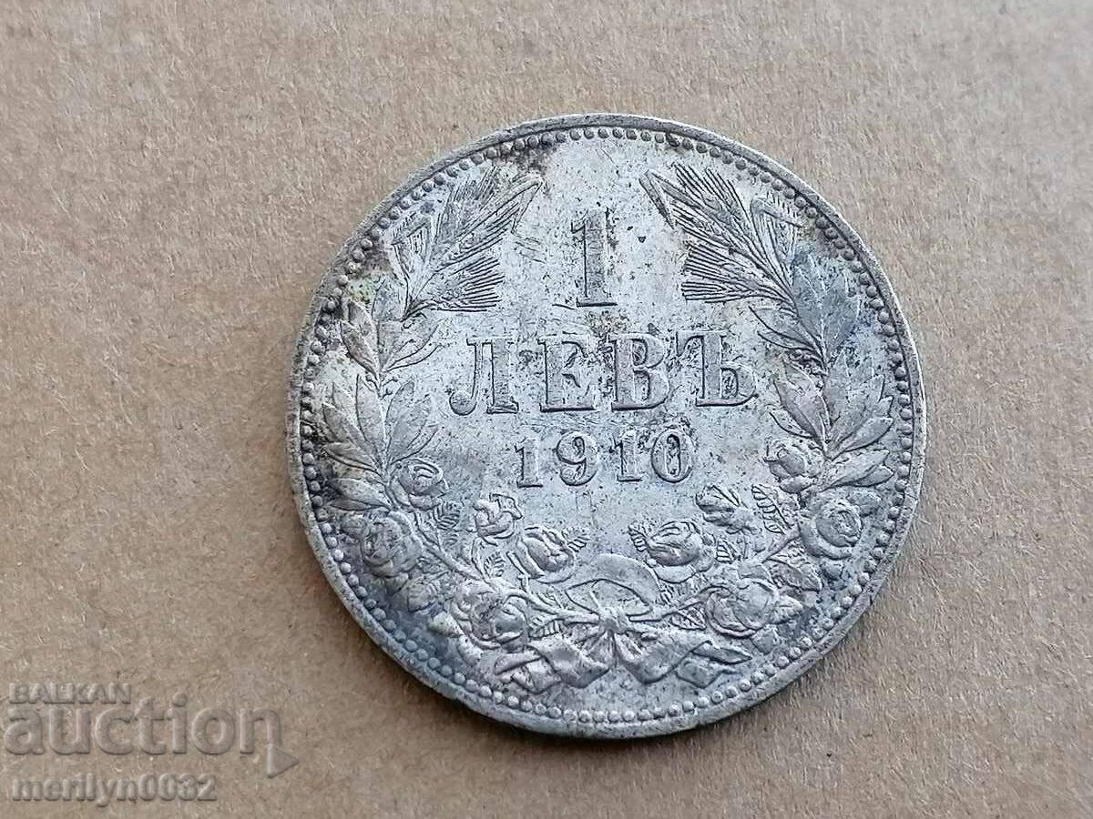 Auction Coin 1 lev 1910 Kingdom of Bulgaria silver Auction Coin 1 lev 1910 Kingdom of Bulgaria silver