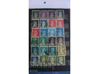 POSTAGE STAMPS-Spain;Greece;Denmark;Belgium;Turkey-from 0.01 cent.