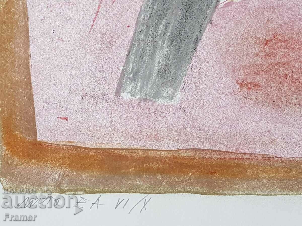 Painting by Prof. Borislav Stoev 1927 - 2017 Rhodope Hills - 6 Painting by Prof. Borislav Stoev 1927 - 2017 Rhodope Hills - 6