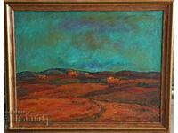 Marin Gogev 1934 - 2005 Peisaj mare frumos din 1975