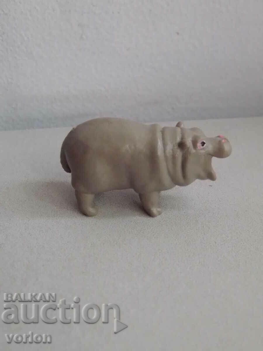 Figure, animals: hippopotamus - Topps 1996.