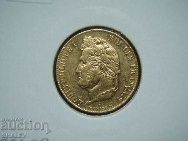 20 franci 1835 W Franța - AU (aur) - 5 20 franci 1835 W Franța - AU (aur) - 5